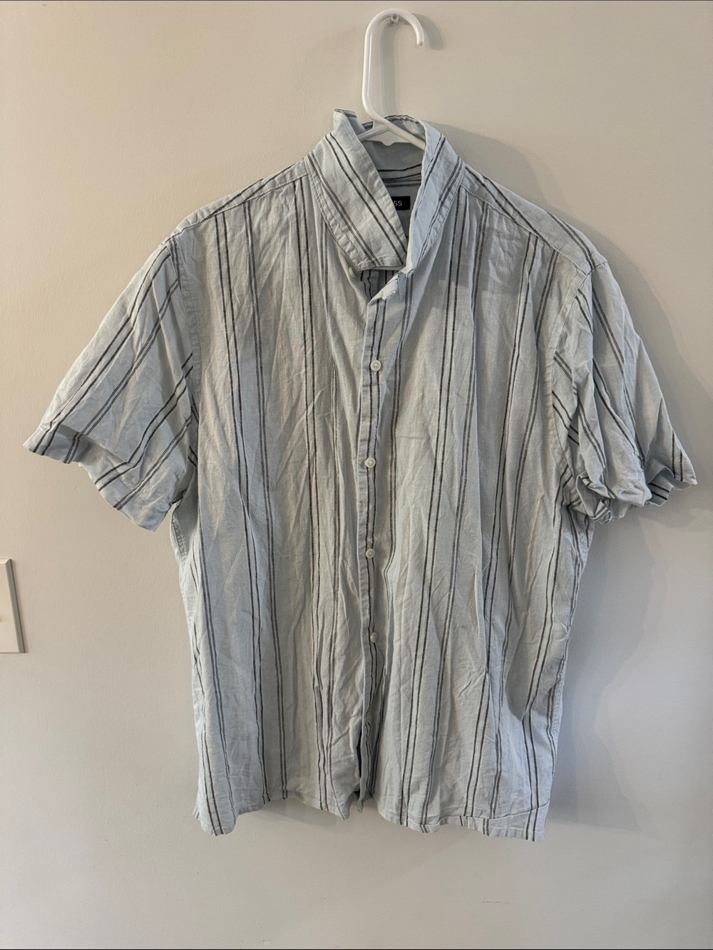Express Short-Sleeve Button-Up Shirt